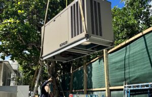 Generators being delivered for generator installation in Palm Beach, FL