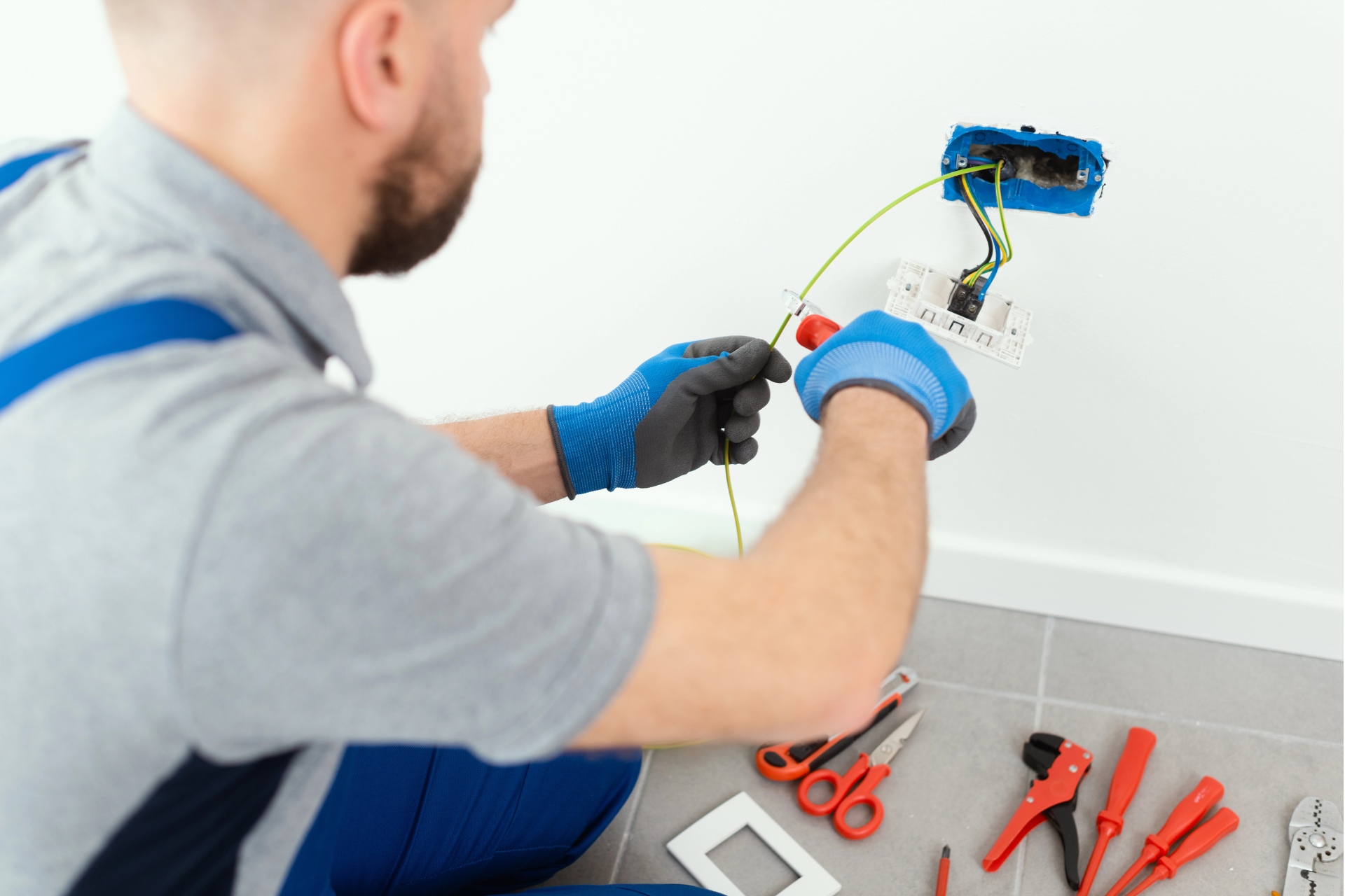 Electrician Relocating Outlets