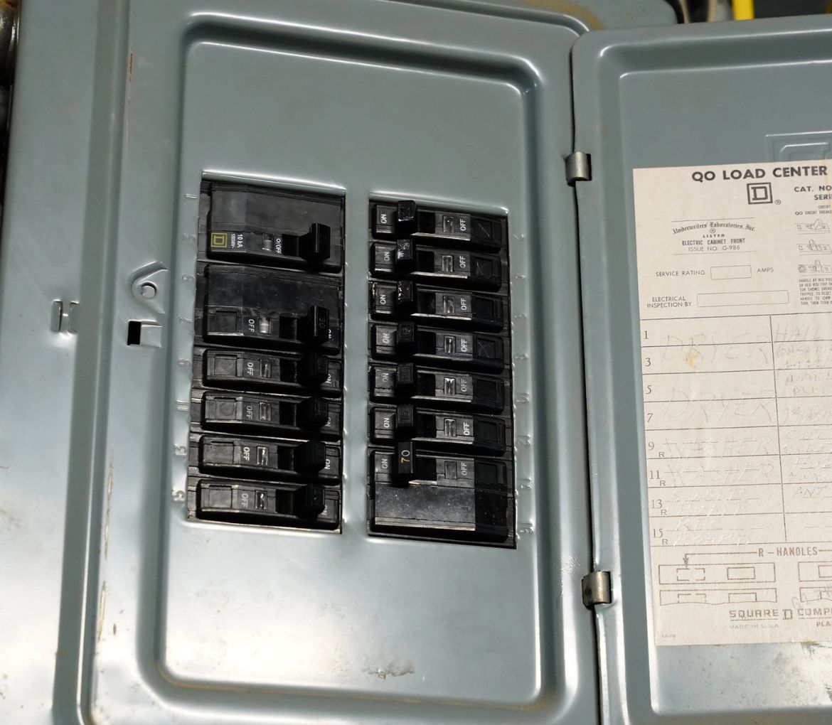 an electrical panel inside of a commercial building in Palm Beach, FL