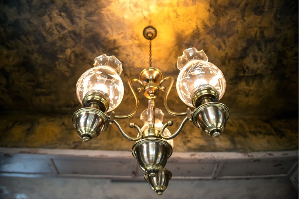 Antique Chandelier Installation at a Home in Jupiter, FL